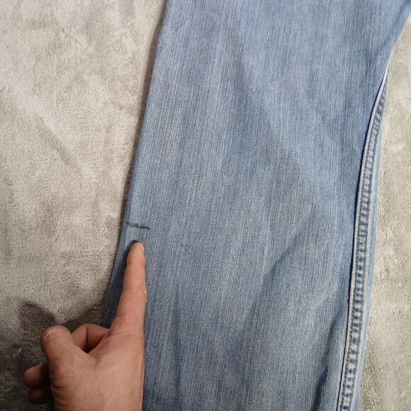 Vintage Levis Mens 36x28 (Tag 34x30) Blue 569 Loose Straight Denim Jeans Grunge - Picture 12 of 13